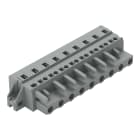 WAGO ELETTRONICA - Spina femmina per 1 conduttore.CAGE CLAMP®.2,5 mm².grigio