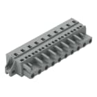 WAGO ELETTRONICA - Spina femmina per 1 conduttore.CAGE CLAMP®.2,5 mm².grigio
