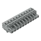 WAGO ELETTRONICA - Spina femmina per 1 conduttore.CAGE CLAMP®.2,5 mm².grigio