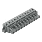 WAGO ELETTRONICA - Spina femmina per 1 conduttore.CAGE CLAMP®.2,5 mm².grigio
