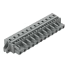 WAGO ELETTRONICA - Spina femmina per 1 conduttore.CAGE CLAMP®.2,5 mm².grigio