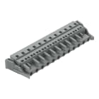 WAGO ELETTRONICA - Spina femmina per 1 conduttore.CAGE CLAMP®.2,5 mm².grigio