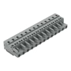 WAGO ELETTRONICA - Spina femmina per 1 conduttore.CAGE CLAMP®.2,5 mm².grigio