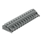 WAGO ELETTRONICA - Spina femmina per 1 conduttore.CAGE CLAMP®.2,5 mm².grigio