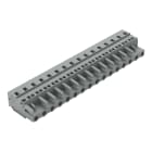 WAGO ELETTRONICA - Spina femmina per 1 conduttore.CAGE CLAMP®.2,5 mm².grigio