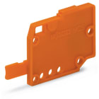 WAGO ELETTRONICA - Piastra terminale.spessore 1,5 mm.arancione