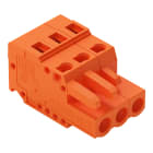 WAGO ELETTRONICA - Spina femmina per 1 conduttore.CAGE CLAMP®.2,5 mm².arancione