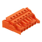 WAGO ELETTRONICA - Spina femmina per 1 conduttore.CAGE CLAMP®.2,5 mm².arancione
