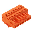 WAGO ELETTRONICA - Spina femmina per 1 conduttore.CAGE CLAMP®.2,5 mm².arancione