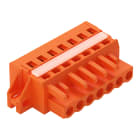 WAGO ELETTRONICA - Spina femmina per 1 conduttore.CAGE CLAMP®.2,5 mm².arancione