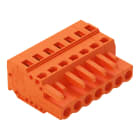 WAGO ELETTRONICA - Spina femmina per 1 conduttore.CAGE CLAMP®.2,5 mm².arancione