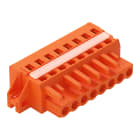 WAGO ELETTRONICA - Spina femmina per 1 conduttore.CAGE CLAMP®.2,5 mm².arancione