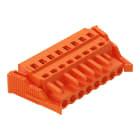 WAGO ELETTRONICA - Spina femmina per 1 conduttore.CAGE CLAMP®.2,5 mm².arancione 231-308/037-000