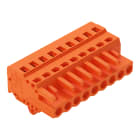 WAGO ELETTRONICA - Spina femmina per 1 conduttore.CAGE CLAMP®.2,5 mm².arancione