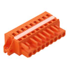 WAGO ELETTRONICA - Spina femmina per 1 conduttore.CAGE CLAMP®.2,5 mm².arancione