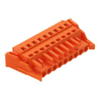 WAGO ELETTRONICA - Spina femmina per 1 conduttore.CAGE CLAMP®.2,5 mm².arancione