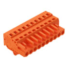 WAGO ELETTRONICA - Spina femmina per 1 conduttore.CAGE CLAMP®.2,5 mm².arancione