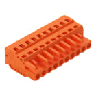WAGO ELETTRONICA - Spina femmina per 1 conduttore.CAGE CLAMP®.2,5 mm².arancione