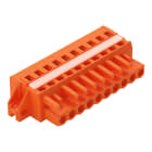 WAGO ELETTRONICA - Spina femmina per 1 conduttore.CAGE CLAMP®.2,5 mm².arancione