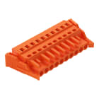 WAGO ELETTRONICA - Spina femmina per 1 conduttore.CAGE CLAMP®.2,5 mm².arancione