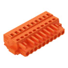 WAGO ELETTRONICA - Spina femmina per 1 conduttore.CAGE CLAMP®.2,5 mm².arancione