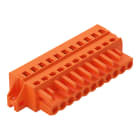 WAGO ELETTRONICA - Spina femmina per 1 conduttore.CAGE CLAMP®.2,5 mm².arancione