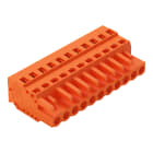 WAGO ELETTRONICA - Spina femmina per 1 conduttore.CAGE CLAMP®.2,5 mm².arancione