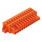 WAGO ELETTRONICA - Spina femmina per 1 conduttore.CAGE CLAMP®.2,5 mm².arancione