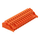 WAGO ELETTRONICA - Spina femmina per 1 conduttore.CAGE CLAMP®.2,5 mm².arancione