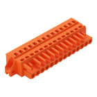 WAGO ELETTRONICA - Spina femmina per 1 conduttore.CAGE CLAMP®.2,5 mm².arancione