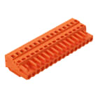 WAGO ELETTRONICA - Spina femmina per 1 conduttore.CAGE CLAMP®.2,5 mm².arancione
