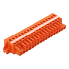 WAGO ELETTRONICA - Spina femmina per 1 conduttore.CAGE CLAMP®.2,5 mm².arancione