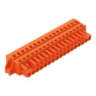 WAGO ELETTRONICA - Spina femmina per 1 conduttore.CAGE CLAMP®.2,5 mm².arancione