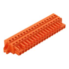 WAGO ELETTRONICA - Spina femmina per 1 conduttore.CAGE CLAMP®.2,5 mm².arancione