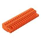 WAGO ELETTRONICA - Spina femmina per 1 conduttore.CAGE CLAMP®.2,5 mm².arancione