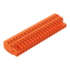 WAGO ELETTRONICA - Spina femmina per 1 conduttore.CAGE CLAMP®.2,5 mm².arancione