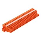 WAGO ELETTRONICA - Spina femmina per 1 conduttore.CAGE CLAMP®.2,5 mm².arancione