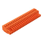 WAGO ELETTRONICA - Spina femmina per 1 conduttore.CAGE CLAMP®.2,5 mm².arancione