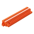WAGO ELETTRONICA - Spina femmina per 1 conduttore.CAGE CLAMP®.2,5 mm².arancione