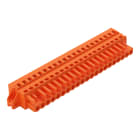 WAGO ELETTRONICA - Spina femmina per 1 conduttore.CAGE CLAMP®.2,5 mm².arancione