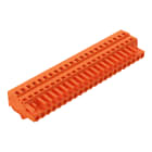 WAGO ELETTRONICA - Spina femmina per 1 conduttore.CAGE CLAMP®.2,5 mm².arancione