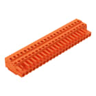 WAGO ELETTRONICA - Spina femmina per 1 conduttore.CAGE CLAMP®.2,5 mm².arancione