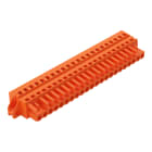 WAGO ELETTRONICA - Spina femmina per 1 conduttore.CAGE CLAMP®.2,5 mm².arancione