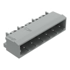 WAGO ELETTRONICA - Connettore maschio THT.Pin a saldare 1,0 x 1,0 mm.angolato.grigio