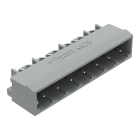 WAGO ELETTRONICA - Connettore maschio THT.Pin a saldare 1,0 x 1,0 mm.angolato.grigio 231-437/001-000