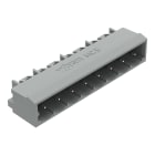 WAGO ELETTRONICA - Connettore maschio THT.Pin a saldare 1,0 x 1,0 mm.angolato.grigio