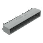 WAGO ELETTRONICA - Connettore maschio THT.Pin a saldare 1,0 x 1,0 mm.angolato.grigio 231-439/001-000