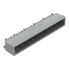 WAGO ELETTRONICA - Connettore maschio THT.Pin a saldare 1,0 x 1,0 mm.angolato.grigio