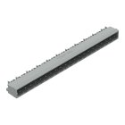 WAGO ELETTRONICA - Connettore maschio THT.Pin a saldare 1,0 x 1,0 mm.angolato.grigio