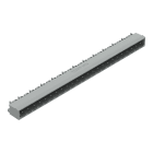 WAGO ELETTRONICA - Connettore maschio THT.Pin a saldare 1,0 x 1,0 mm.angolato.grigio